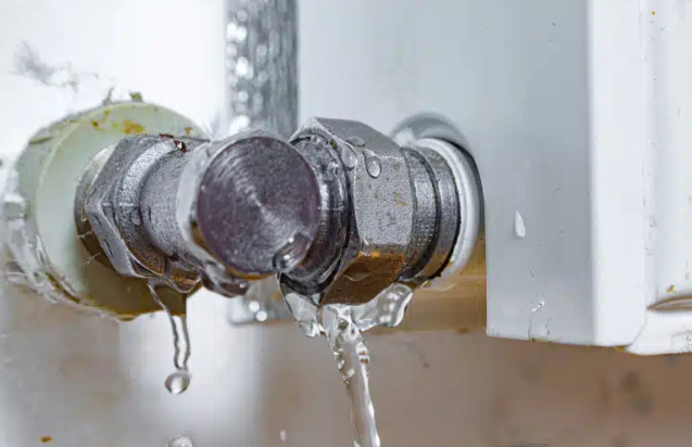 leaking plumbing fixture