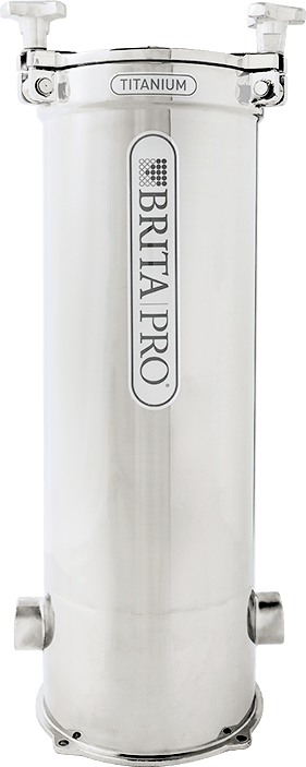 The Brita PRO® Titanium Series removes 99.7% of lead and next-generation PFAS from your entire home's water supply.